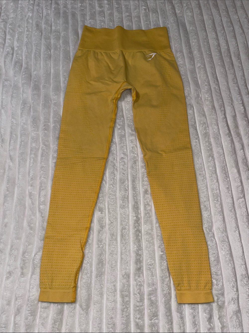 Gymshark Vital Seamless High-Waist Yellow Leggings | Size XS